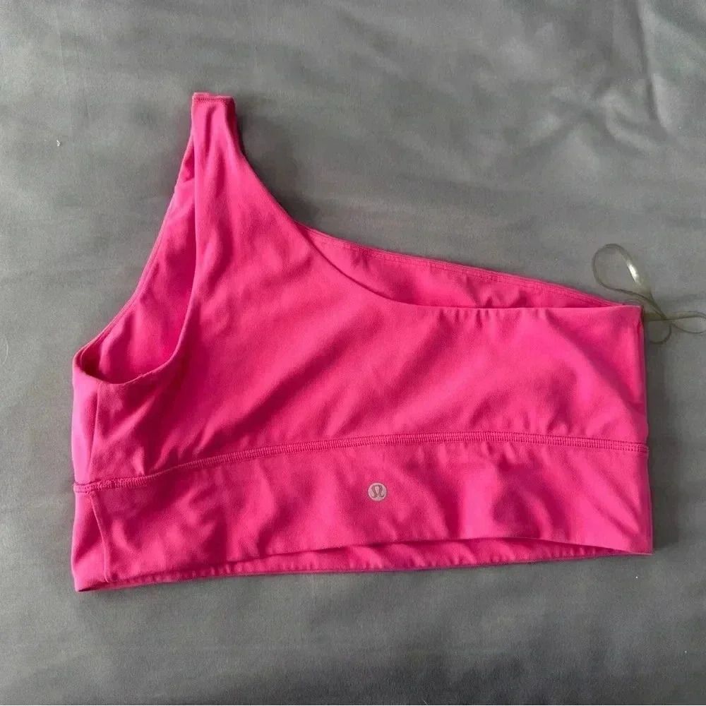Lululemon Align Asymmetrical pink bra size 14 - Picture 4 of 5
